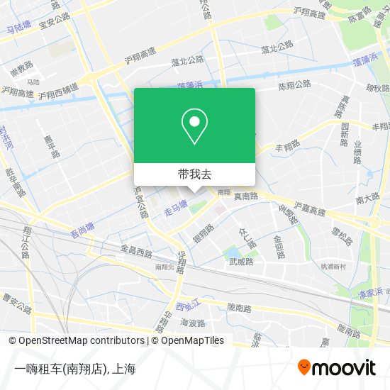 一嗨租车(南翔店)地图