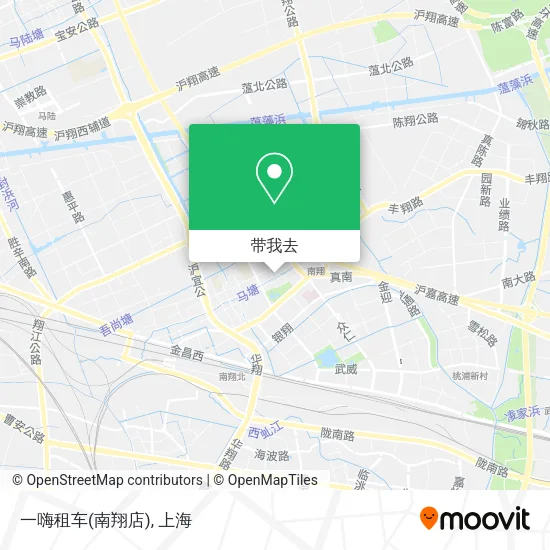 一嗨租车(南翔店)地图