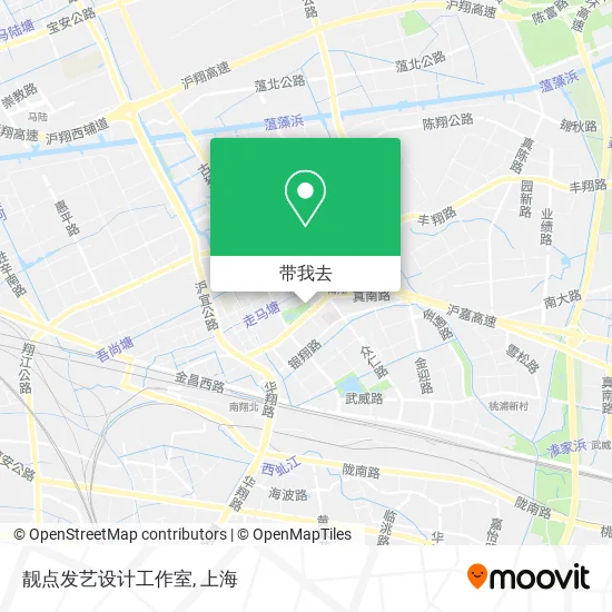 靓点发艺设计工作室地图
