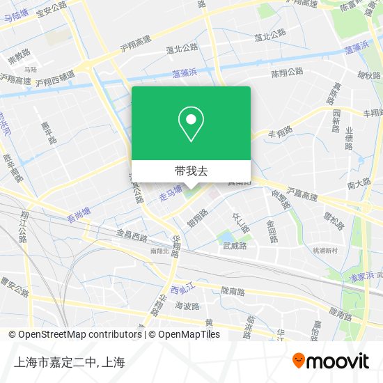 上海市嘉定二中地图