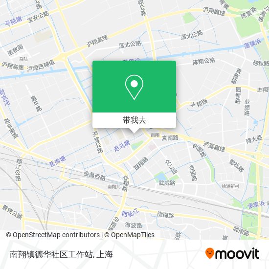 南翔镇德华社区工作站地图