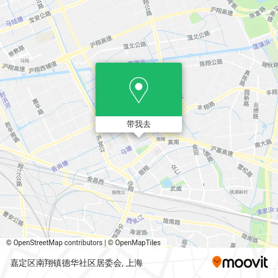 嘉定区南翔镇德华社区居委会地图