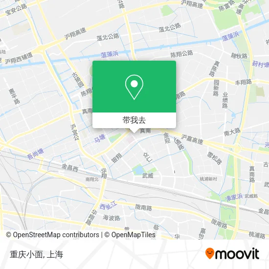 重庆小面地图