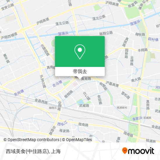 西域美食(中佳路店)地图