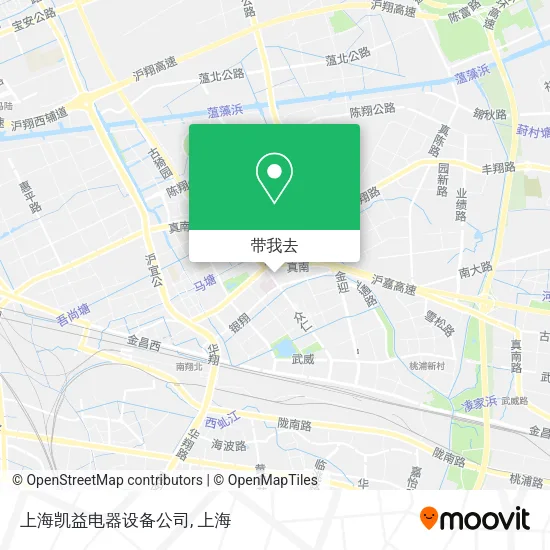 上海凯益电器设备公司地图