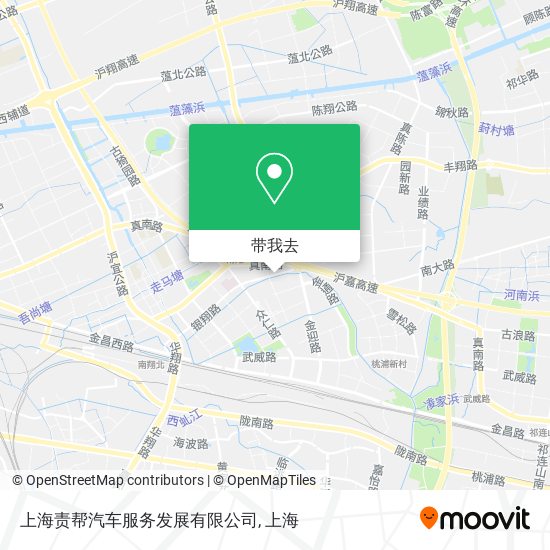 上海责帮汽车服务发展有限公司地图