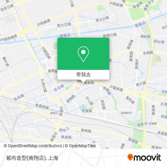 紫尚造型(南翔店)地图