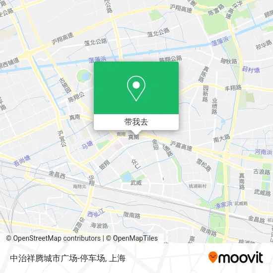 中治祥腾城市广场-停车场地图