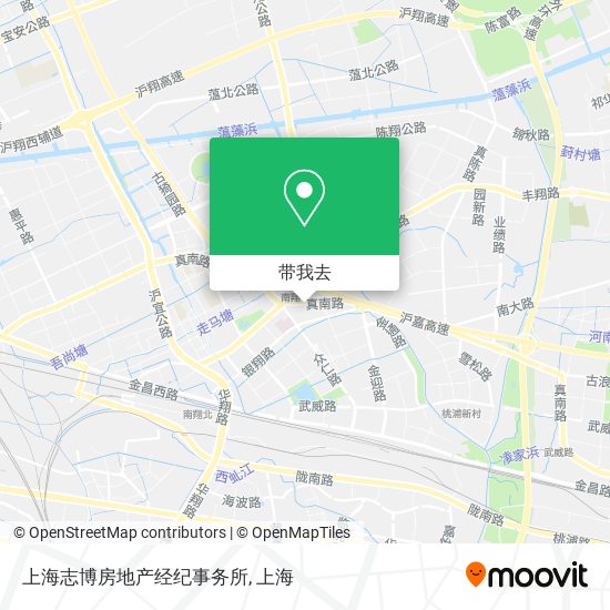 上海志博房地产经纪事务所地图