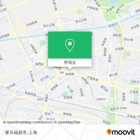 家乐福超市地图
