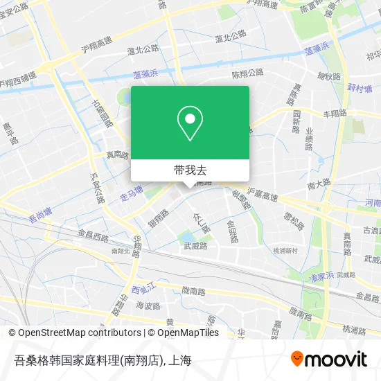 吾桑格韩国家庭料理(南翔店)地图