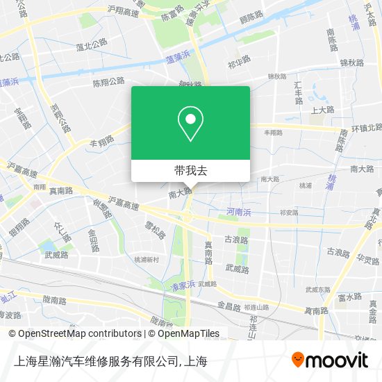 上海星瀚汽车维修服务有限公司地图