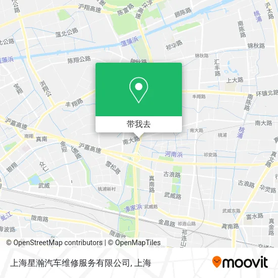 上海星瀚汽车维修服务有限公司地图