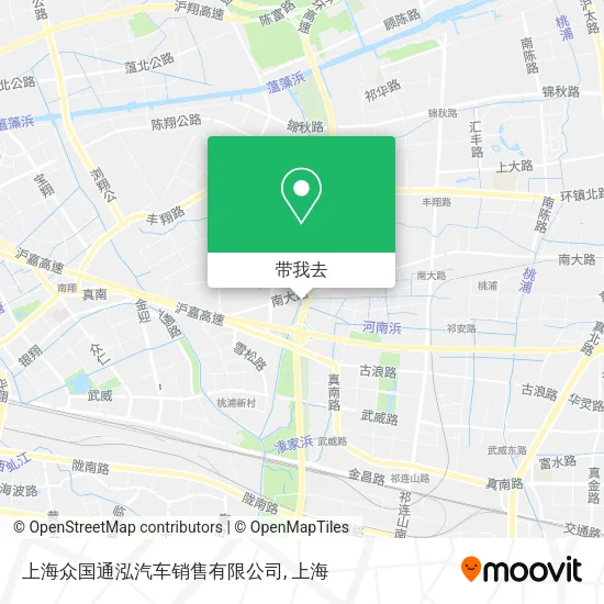 上海众国通泓汽车销售有限公司地图