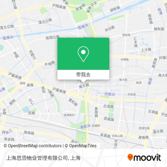 上海思浩物业管理有限公司地图