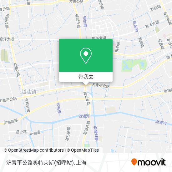 沪青平公路奥特莱斯(招呼站)地图