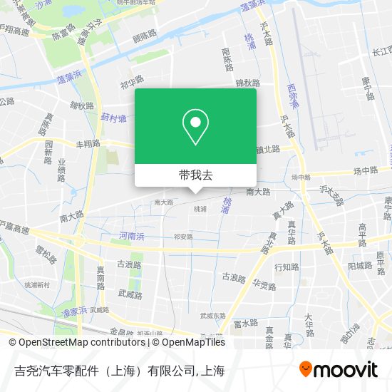 吉尧汽车零配件（上海）有限公司地图