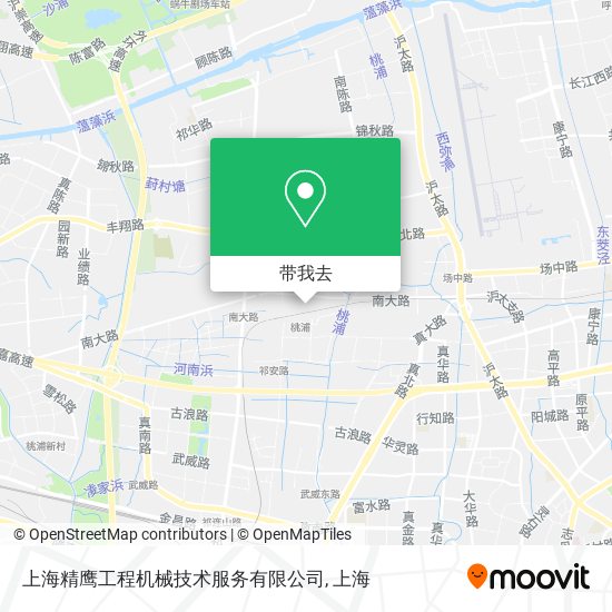 上海精鹰工程机械技术服务有限公司地图