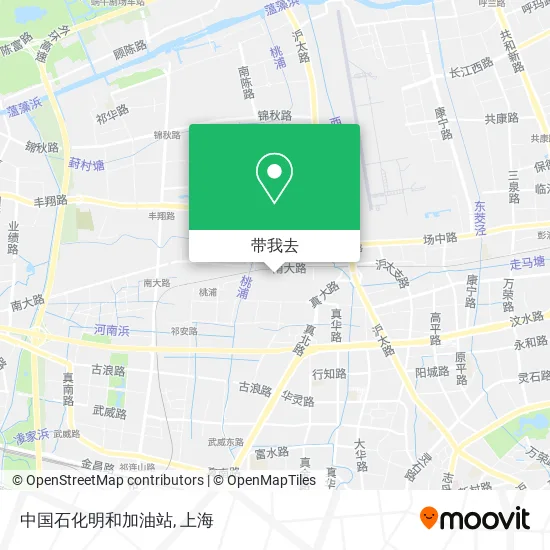 中国石化明和加油站地图