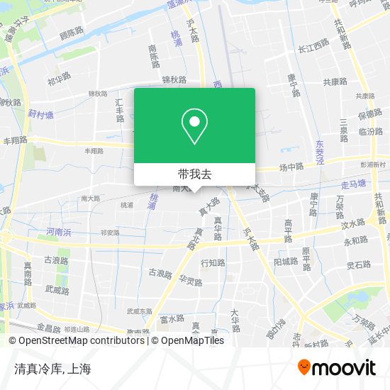 清真冷库地图