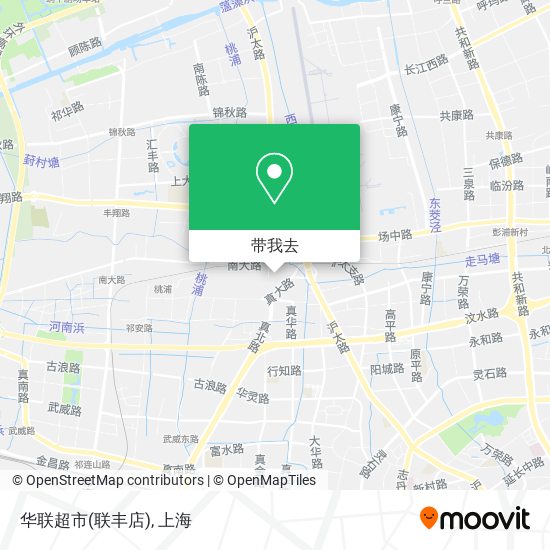 华联超市(联丰店)地图