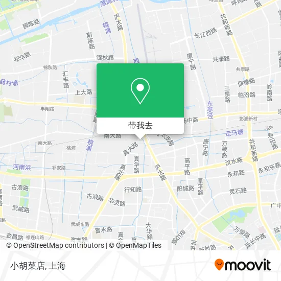 小胡菜店地图