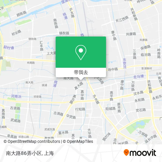 南大路86弄小区地图