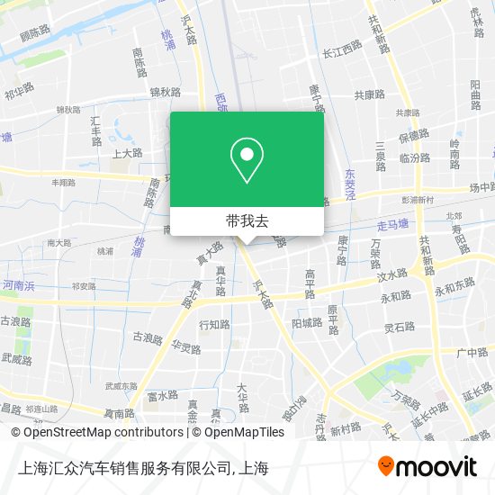 上海汇众汽车销售服务有限公司地图