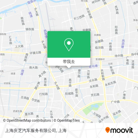 上海庆芝汽车服务有限公司地图
