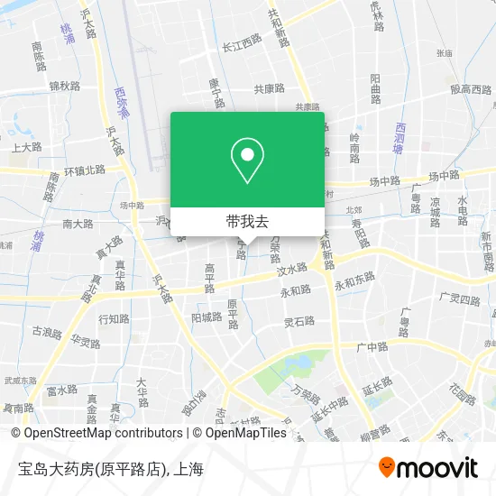 宝岛大药房(原平路店)地图