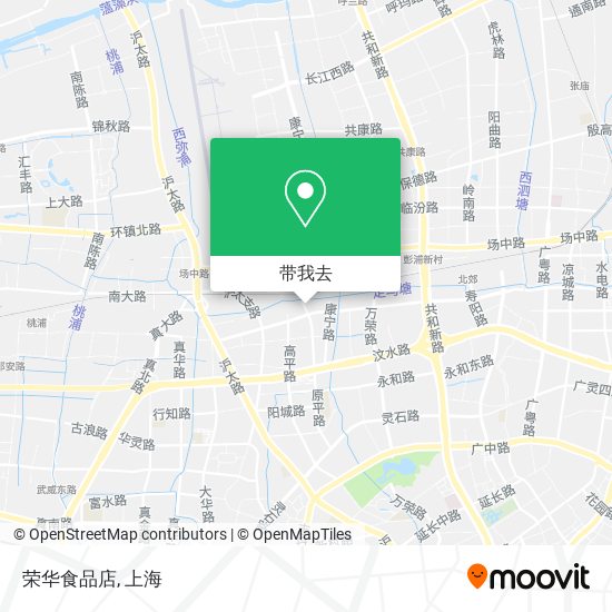 荣华食品店地图