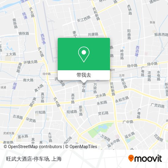 旺武大酒店-停车场地图