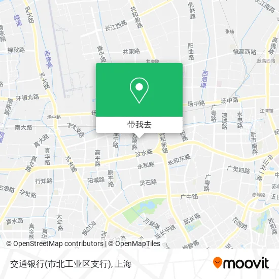 交通银行(市北工业区支行)地图