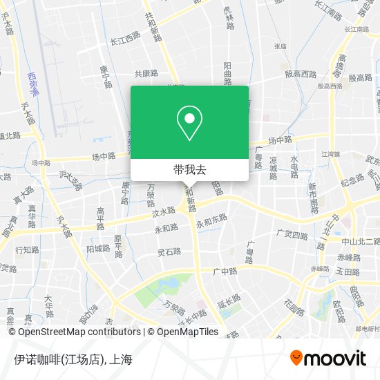 伊诺咖啡(江场店)地图