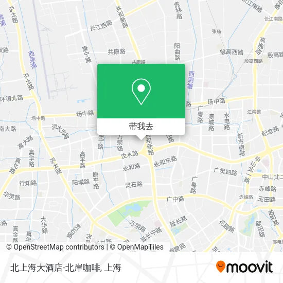 北上海大酒店-北岸咖啡地图