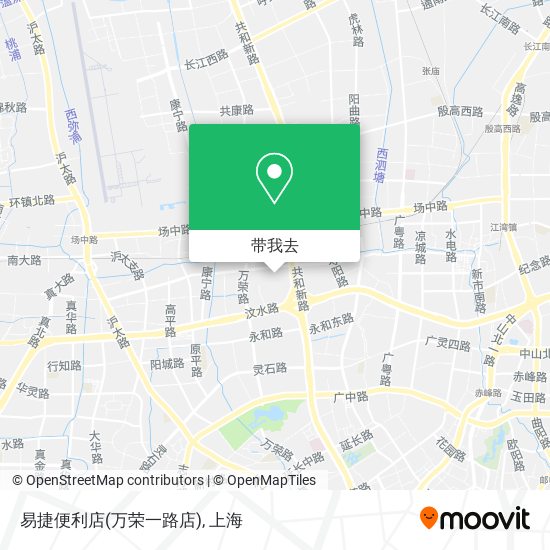 易捷便利店(万荣一路店)地图
