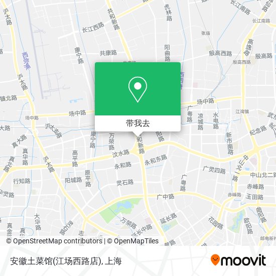 安徽土菜馆(江场西路店)地图