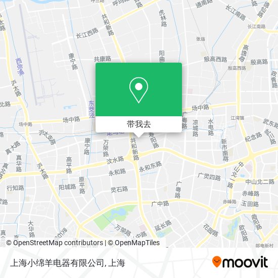 上海小绵羊电器有限公司地图