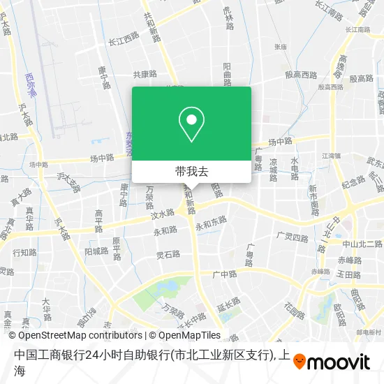 中国工商银行24小时自助银行(市北工业新区支行)地图