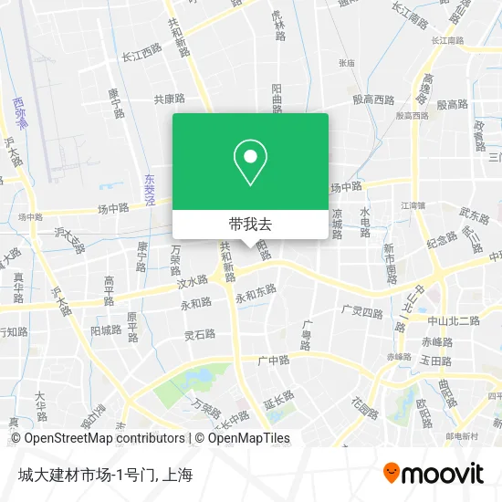 城大建材市场-1号门地图