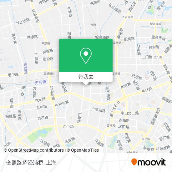 奎照路庐泾浦桥地图