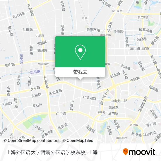 上海外国语大学附属外国语学校东校地图