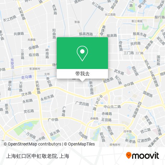 上海虹口区申虹敬老院地图