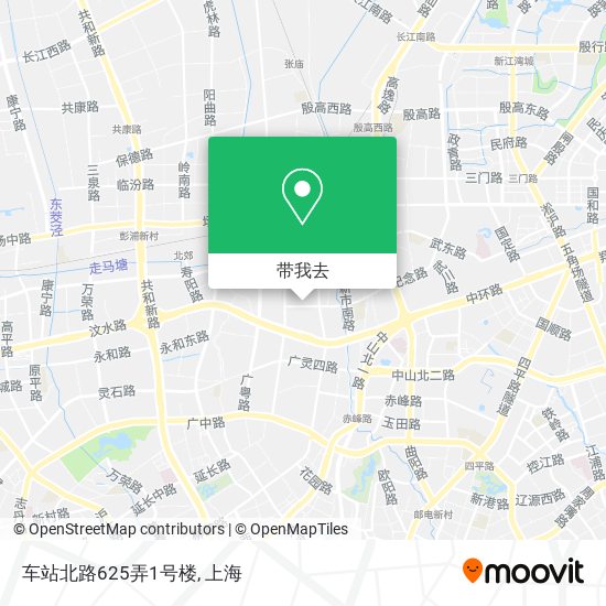 车站北路625弄1号楼地图