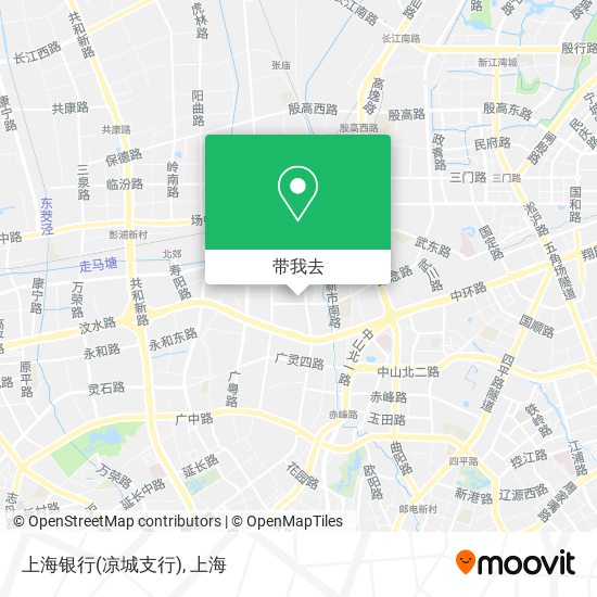 上海银行(凉城支行)地图