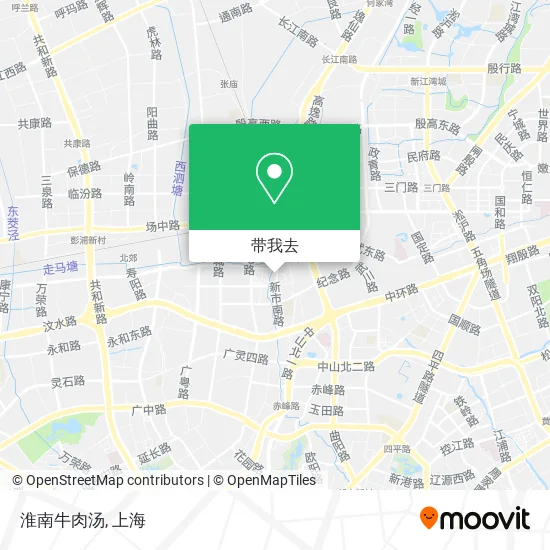 淮南牛肉汤地图