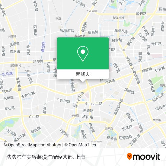 浩浩汽车美容装潢汽配经营部地图