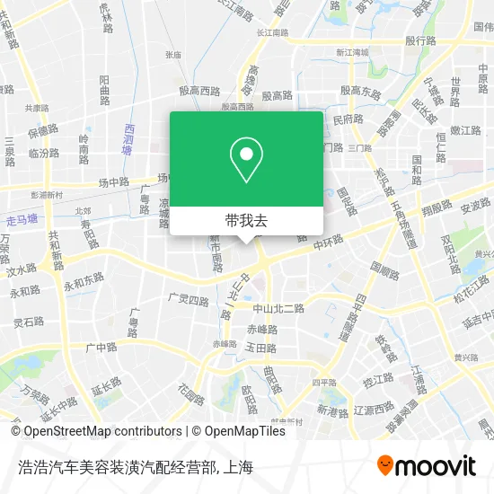 浩浩汽车美容装潢汽配经营部地图