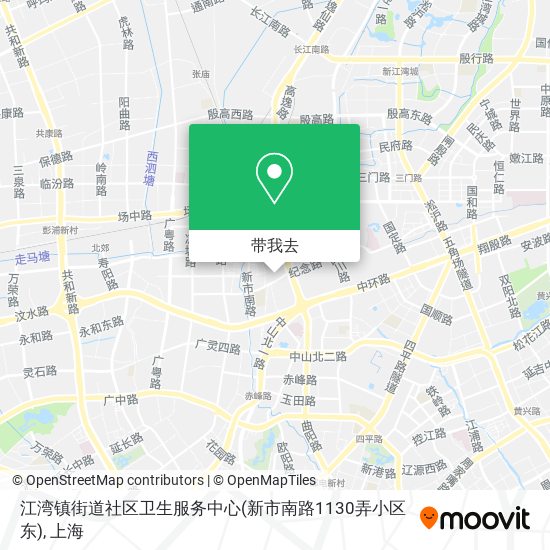 江湾镇街道社区卫生服务中心(新市南路1130弄小区东)地图