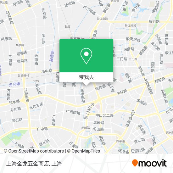 上海金龙五金商店地图